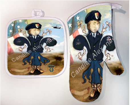 Pot Holder & Oven Mitt Set