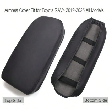 Armrest Cover Wit Mini RAV4 2019-2025 Leater Center Console Cover Middle Console Lid Cover Pad Protector 2020 2021 2022 2023 2024 RAV 4 Ybrr Accessories