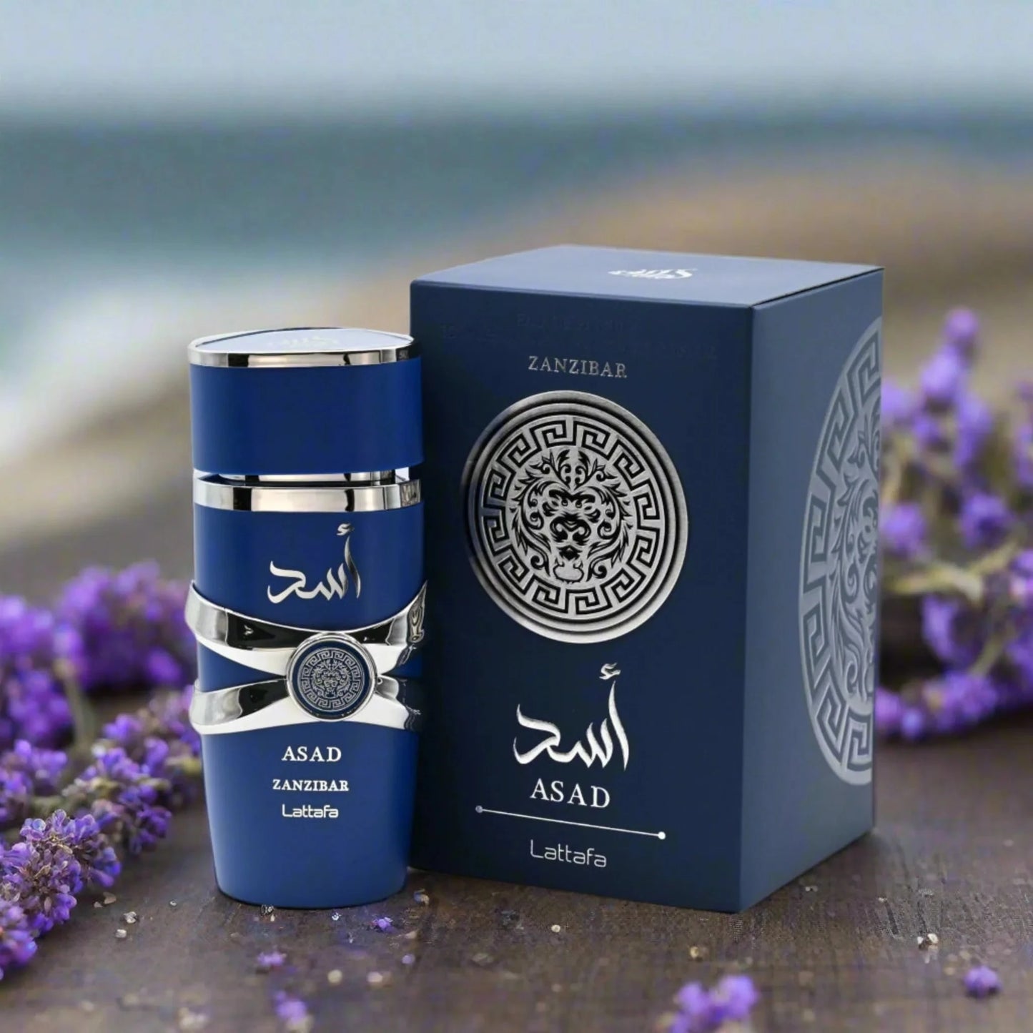 Asad Zanzibar- Fresh, Spicy, Vanilla, Coconut- Eau De Parfum Long-Lasting Fragrance For Men, 3.40 Ounce/ 100 Ml, Long Lasting Romantic Scent, Elegant Gift, Long-Lasting Fragrance, New Year's Gift