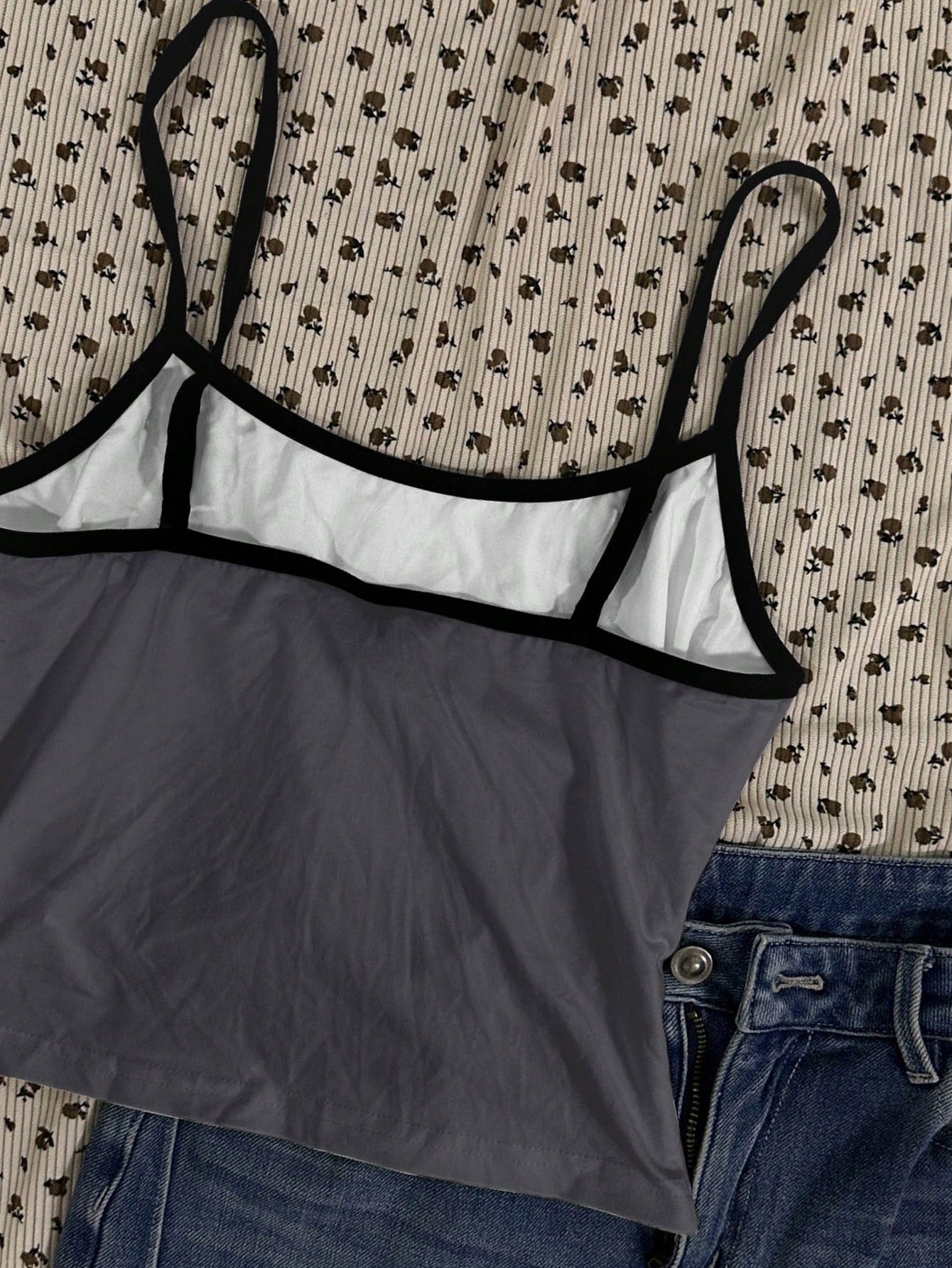 Attitoon Women's Cropped Sexy Cat Print Tank Top, Suitable For Summer