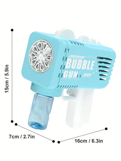 Automatic Handheld Bubble Machine, Hands-Free Operation, One-Button Start, No Manual Blowing Required, Suitable For Birthday Parties, Holiday Gatherings (Excludes Battery And Bubble Solution)