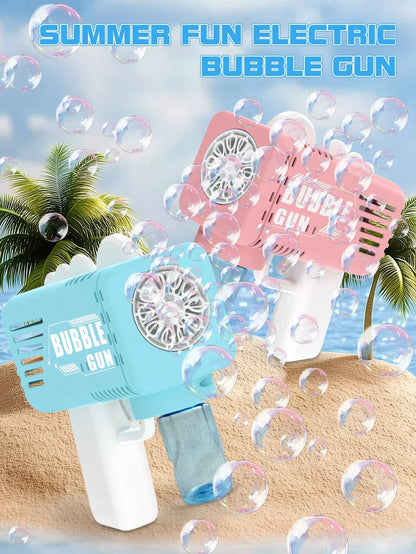Automatic Handheld Bubble Machine, Hands-Free Operation, One-Button Start, No Manual Blowing Required, Suitable For Birthday Parties, Holiday Gatherings (Excludes Battery And Bubble Solution)