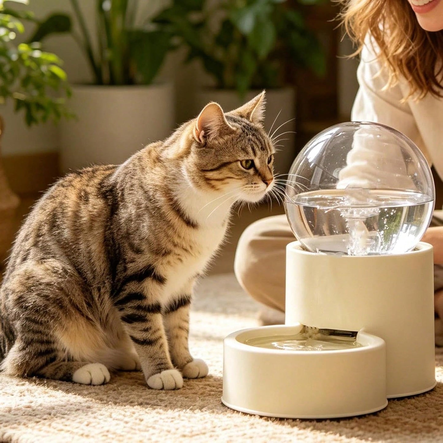 Automatic Pet Food Dispenser, Automatic Water Dispenser For Cats And Dogs, Scheduled Feeding System, Durable Pet Feeder With Large Capacity Storage Compartment, Pet Supplies For Home