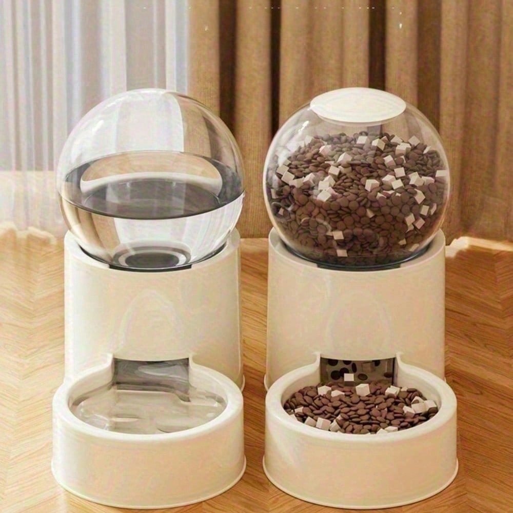 Automatic Pet Food Dispenser, Automatic Water Dispenser For Cats And Dogs, Scheduled Feeding System, Durable Pet Feeder With Large Capacity Storage Compartment, Pet Supplies For Home