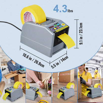 Automatic Tape Dispenser Adhesive Electric Tape Cutter Packaging Machine Tape Cutting Machine 6-60mm Tape Width