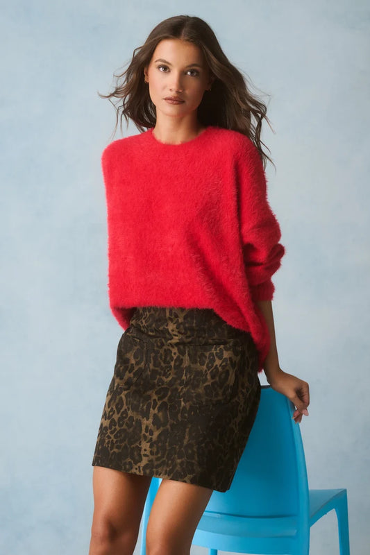 Ayla Sweater - Scarlet