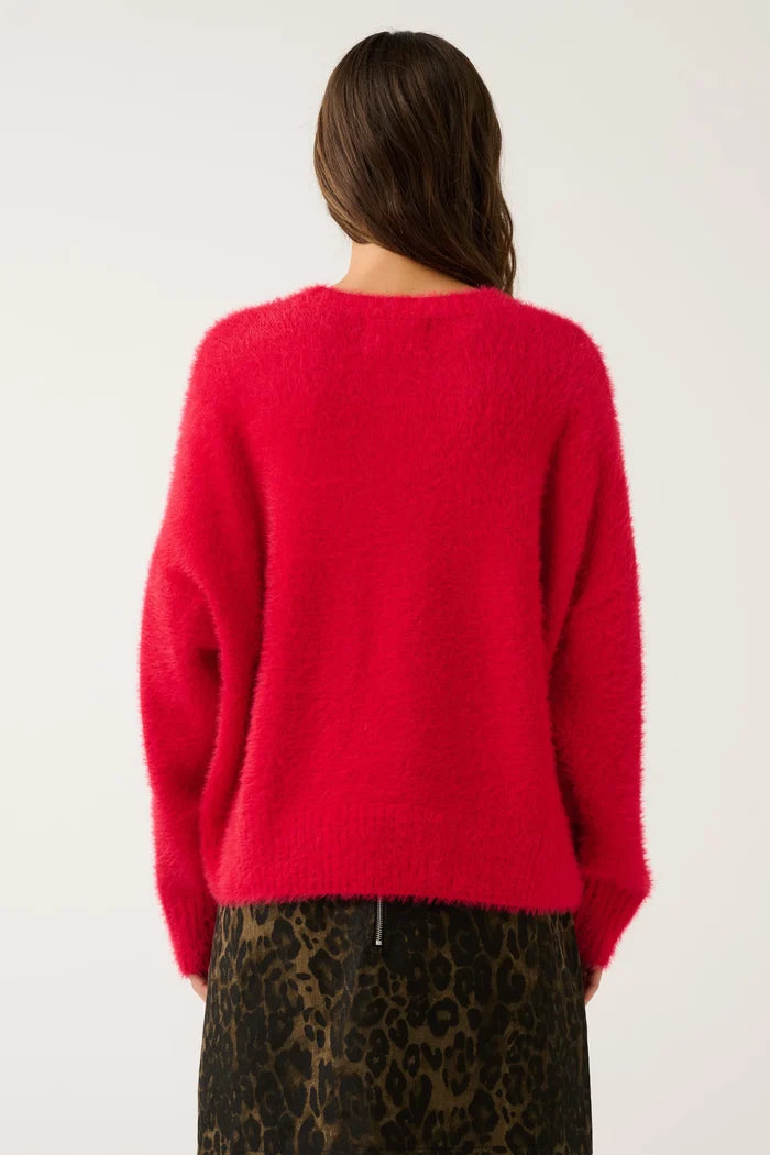 Ayla Sweater - Scarlet