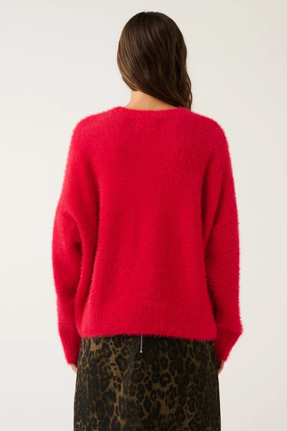 Ayla Sweater - Scarlet