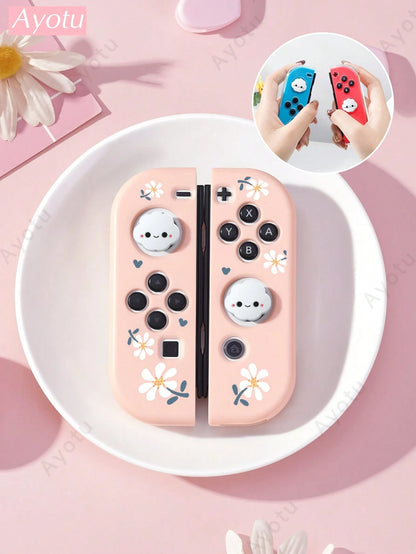 Ayotu Customizable Text & Name Compatible With Nintendo Switch/OLED/Lite Consoles & Accessories Set. Includes Protective Case, Storage Bag, Base Shell, Console Cover, Game Card Case, Controller Cover