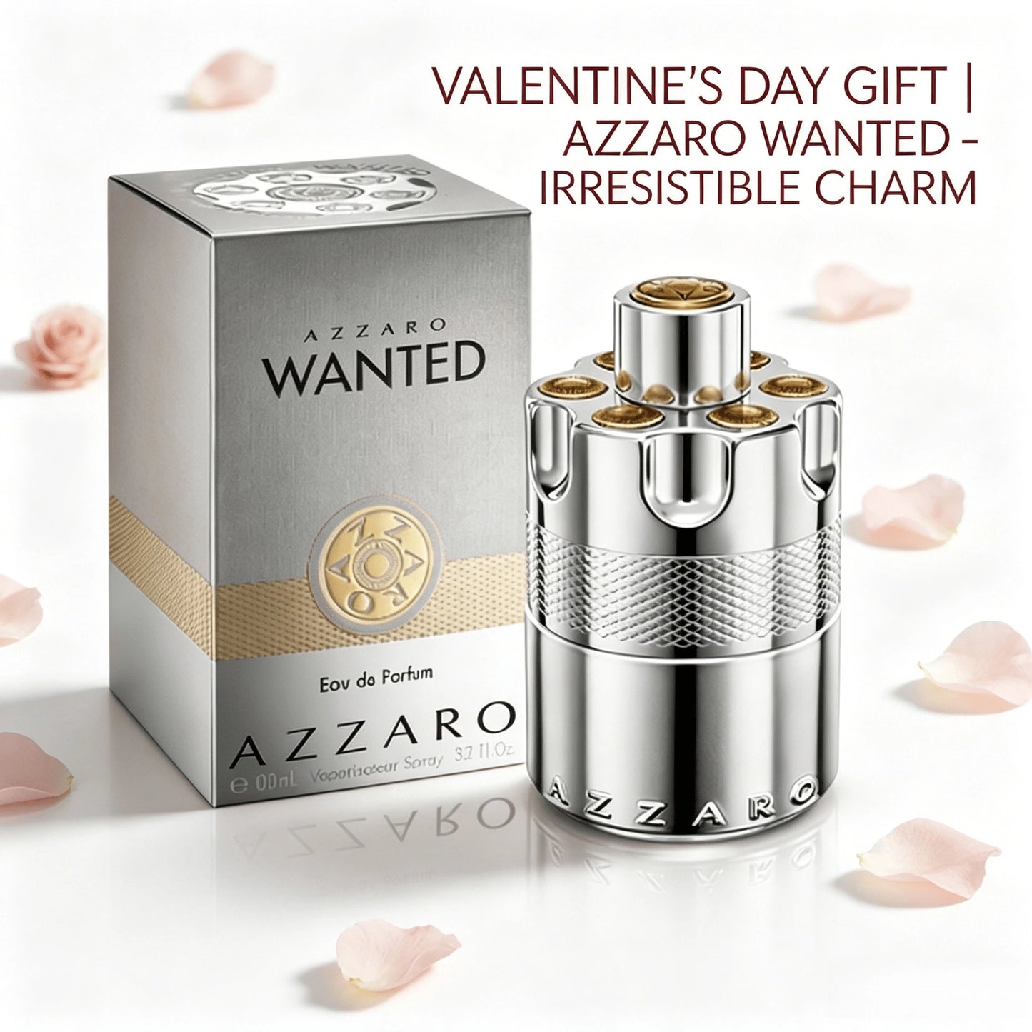 Azzaro The Most Wanted Eau De Parfum Intense- Woody & Seductive Mens Cologne- Fougère, Ambery & Spicy Fragrance For Date Night- Lasting Wear- Luxury Perfumes For Men Long Lasting Fragrance, Gentle
