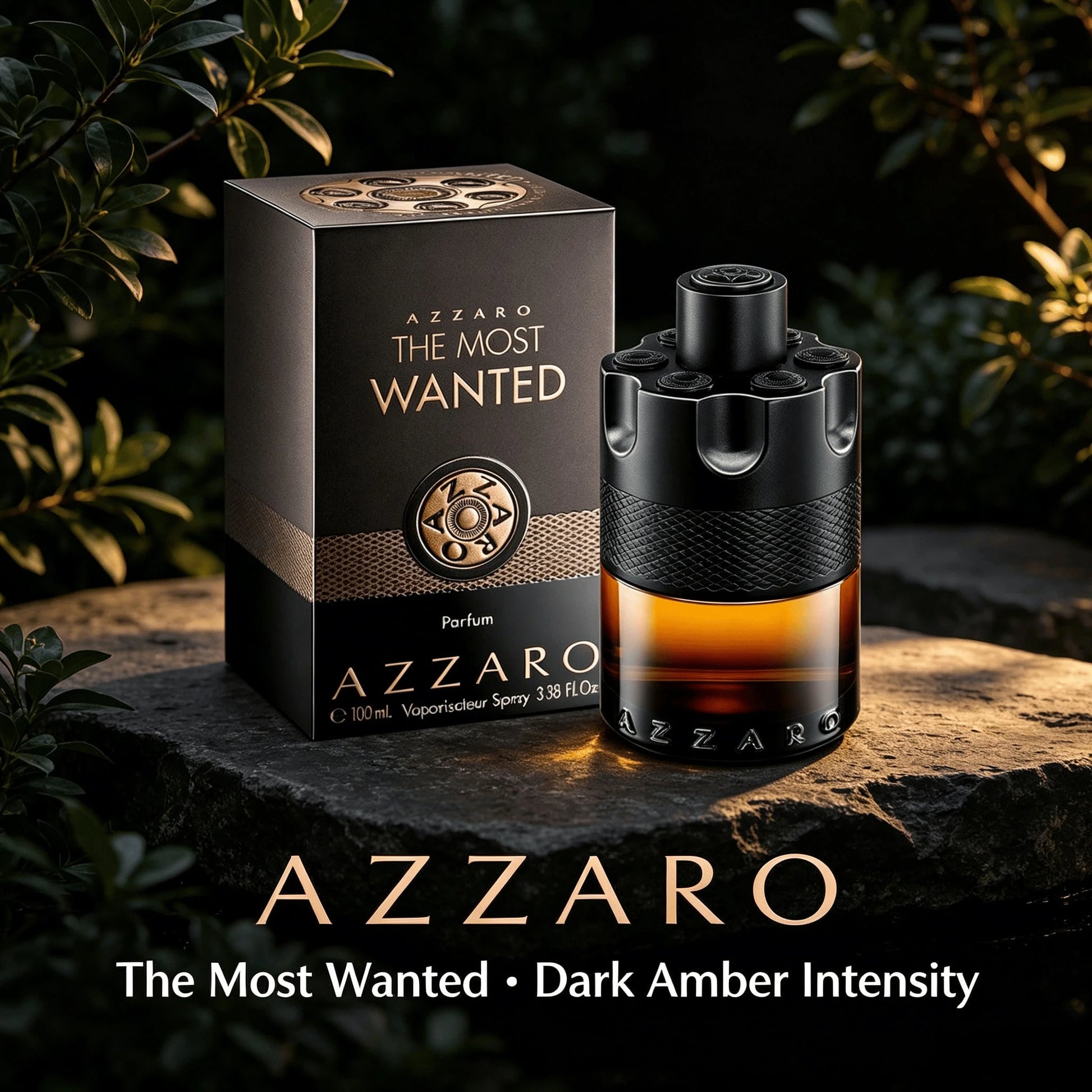 Azzaro The Most Wanted Eau De Parfum Intense- Woody & Seductive Mens Cologne- Fougère, Ambery & Spicy Fragrance For Date Night- Lasting Wear- Luxury Perfumes For Men Long Lasting Fragrance, Gentle
