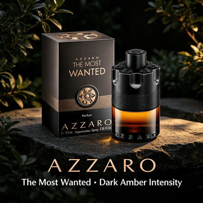 Azzaro The Most Wanted Eau De Parfum Intense- Woody & Seductive Mens Cologne- Fougère, Ambery & Spicy Fragrance For Date Night- Lasting Wear- Luxury Perfumes For Men Long Lasting Fragrance, Gentle
