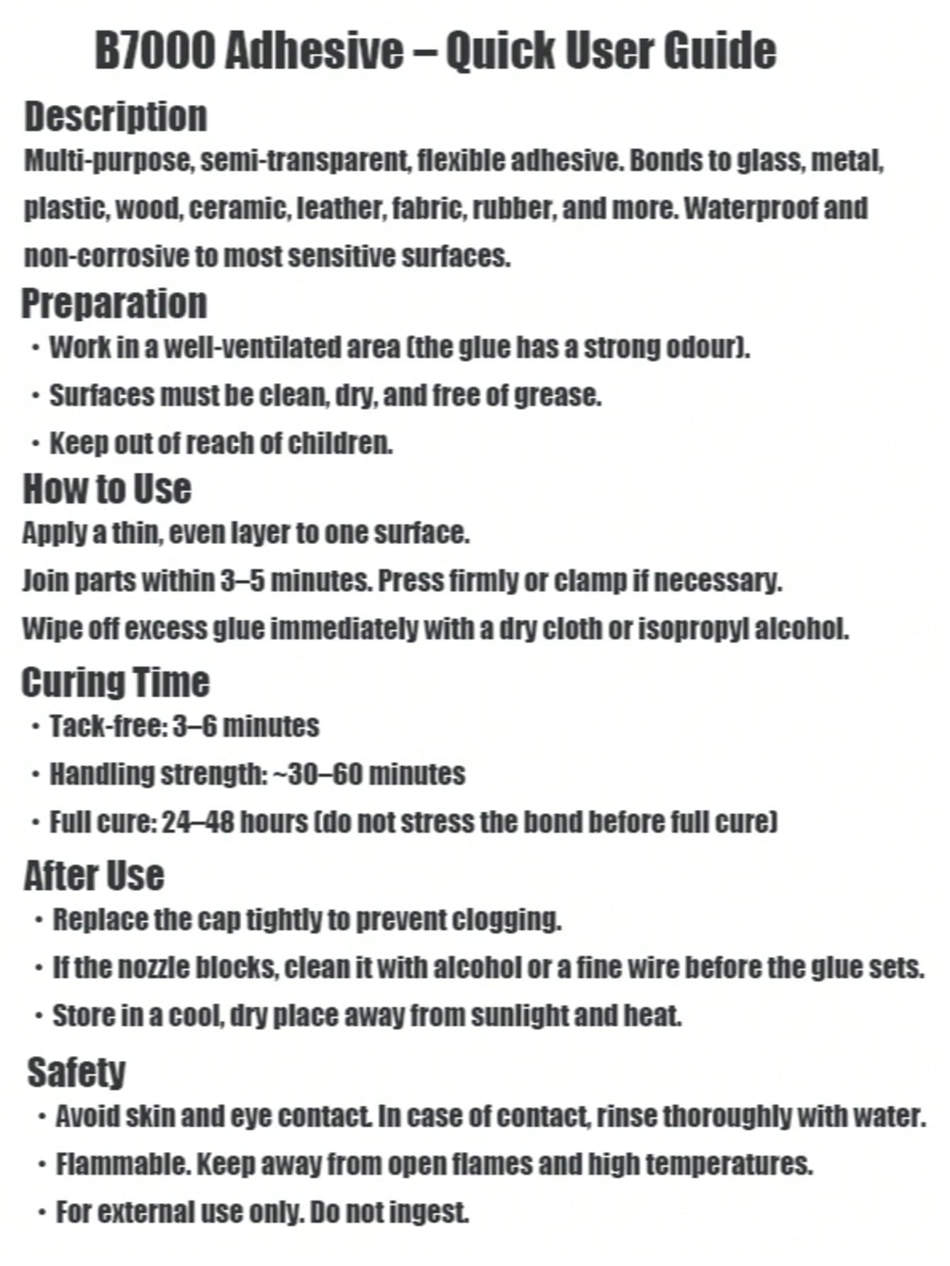 B7000 Transparent Jewelry Glue, Waterproof Flexible Adhesive, Fine Tip, Suitable For Metal, Glass, Fabric, Rhinestones, Phone And Shoe Repair, DIY Crafts And Jewelry Making