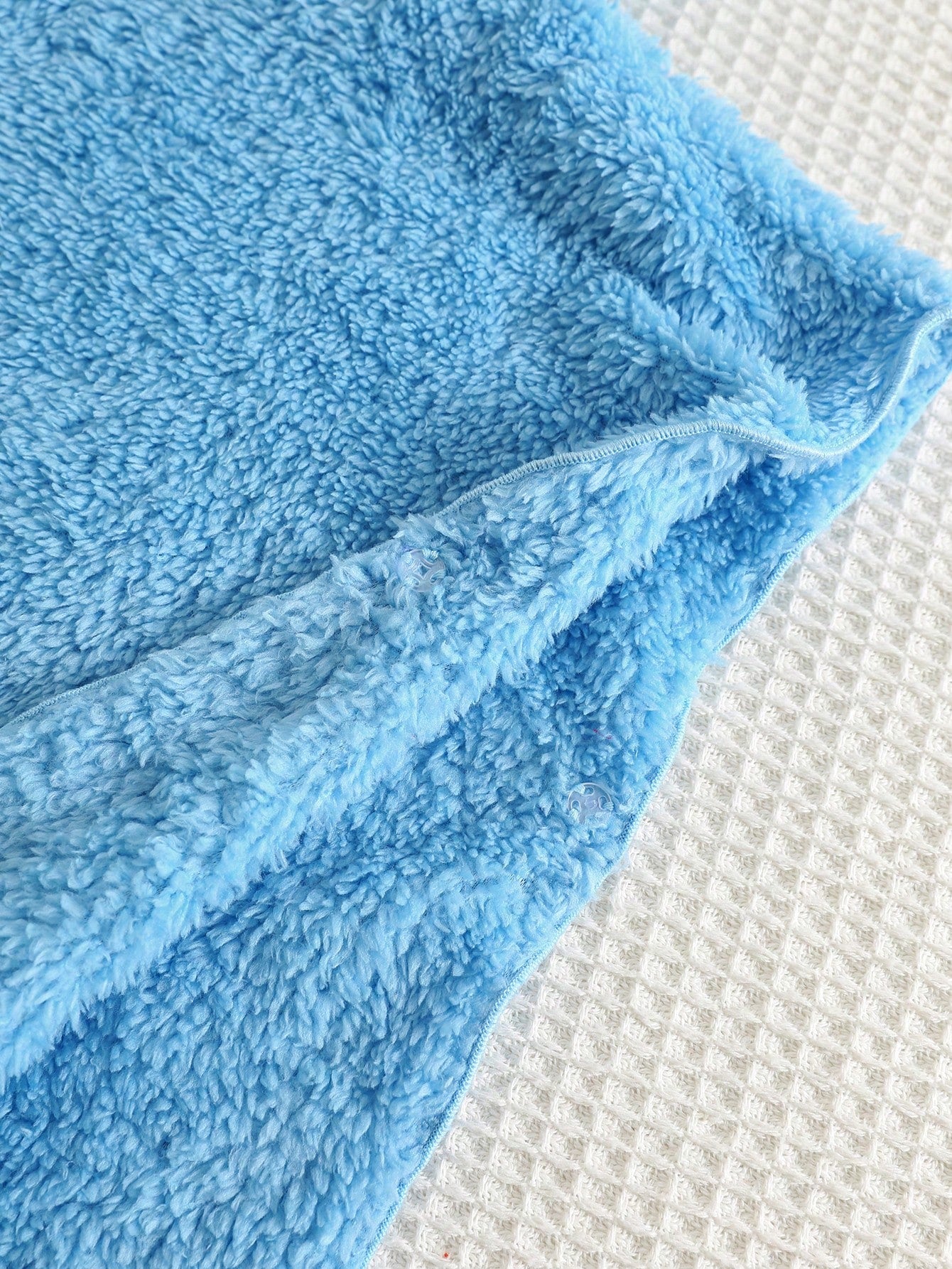 Baby Boy 3D Shark Shaped Plush Absorbent Bathrobe Suitable For Daily Bathing, Beach Swimming, Vacation And Beach