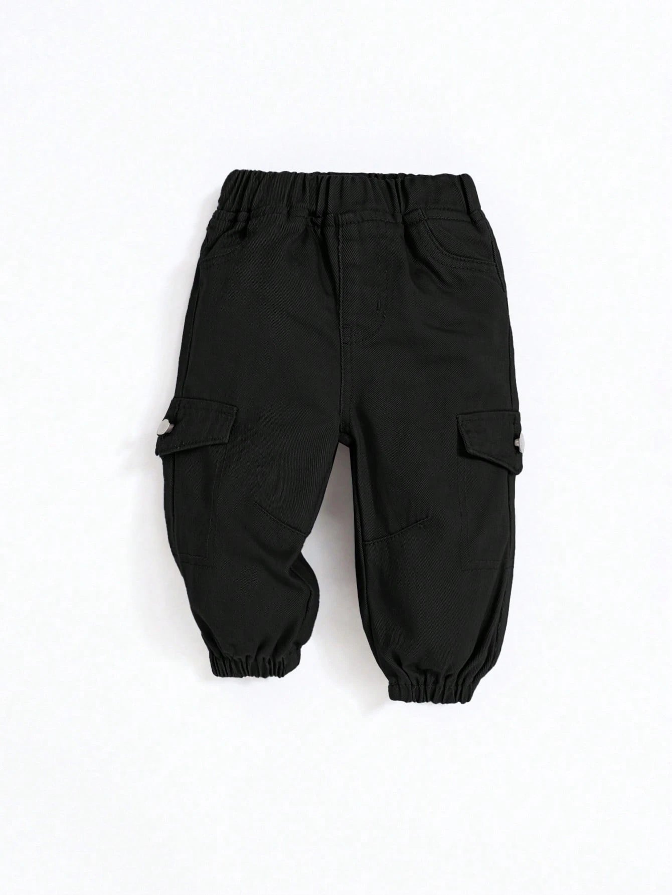 Baby Boy Flap Pocket Cargo Denim Pants