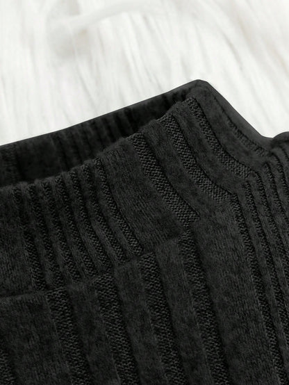 Baby Boy/Girl Casual Knitted Letter Patched Top