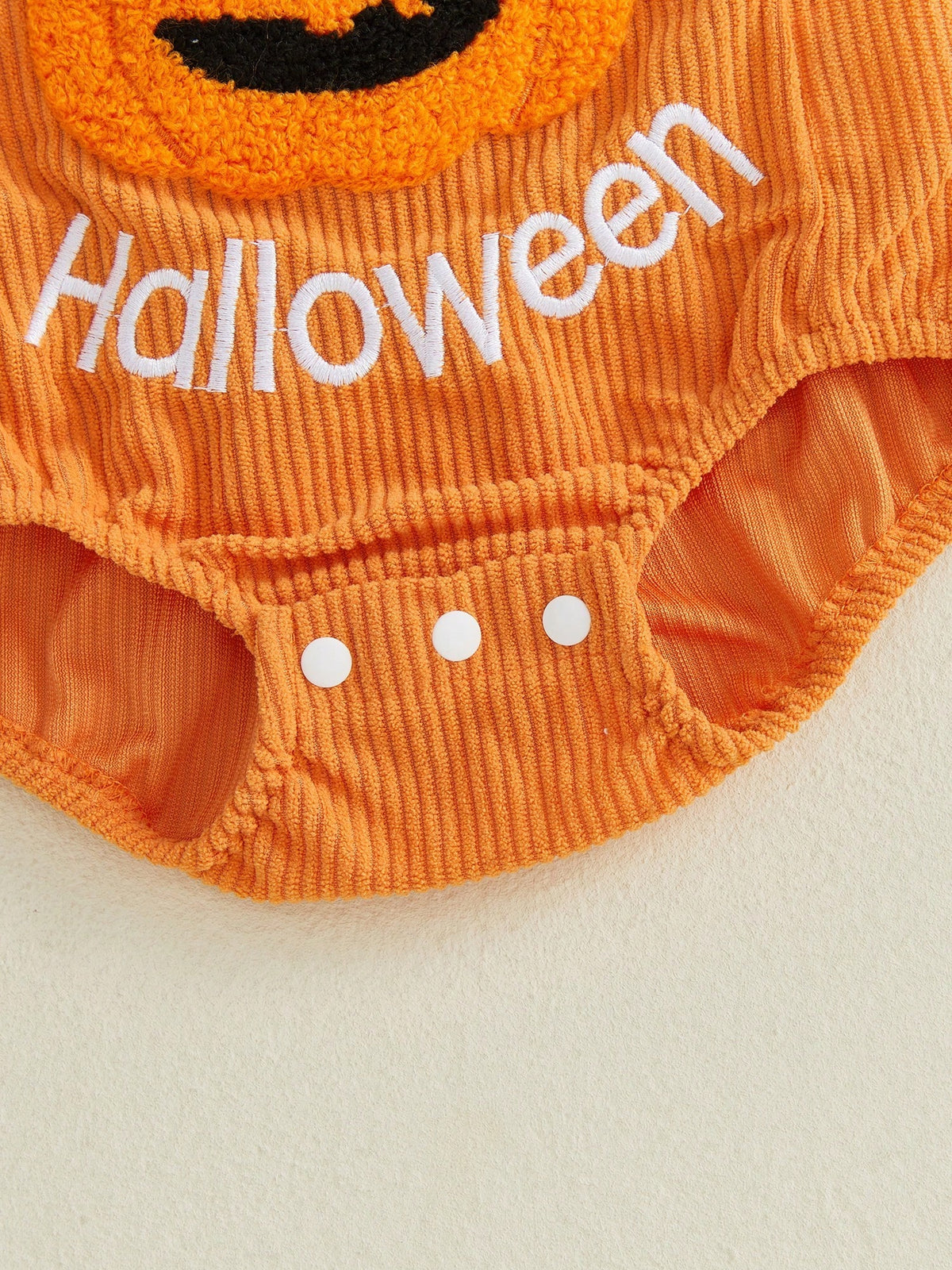 Baby Boy Girl Halloween Romper Embroidered Sleeveless Overall Bodysuit