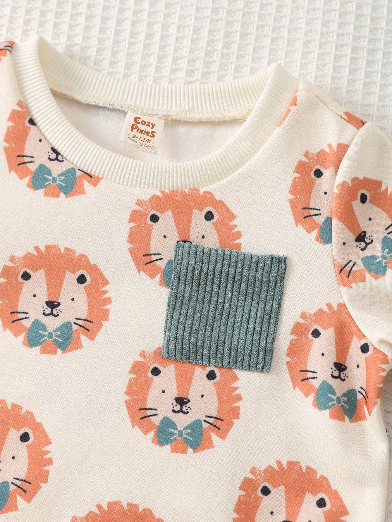 Baby Boy Round Neck Casual Comfortable Set Long Sleeves Sweatshirt Orange Pants Halloween Cute Comfort Soft Comfy Holiday Warm Winter Autumn