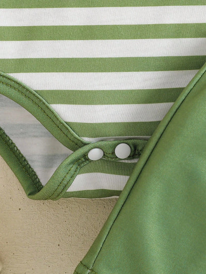Baby Boys' Cute Stripe 2 Pieces Set, Spring/Summer