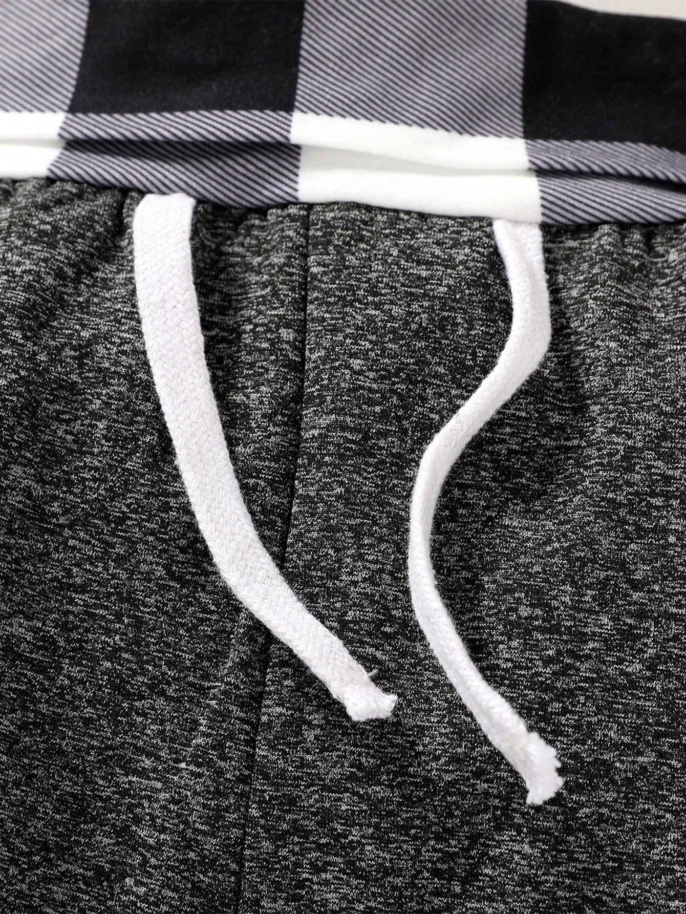Baby Boys Plaid Print Hoodie & Sweatpants