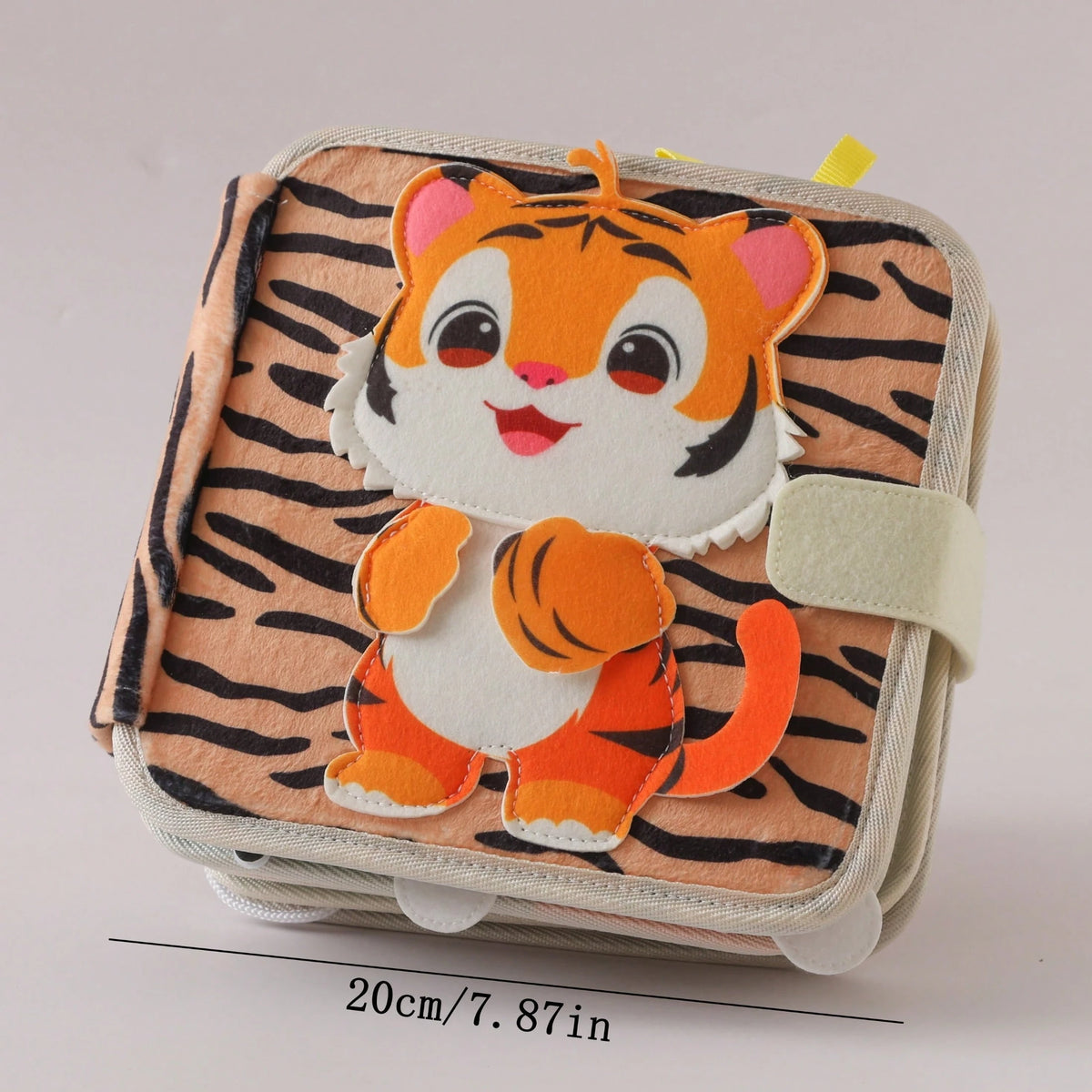 Baby Early Education Tiger Cloth Book Toy, Color Identification, Shape Recognition, Parent-Child Interactive Toy, Perfect Gift For Baby