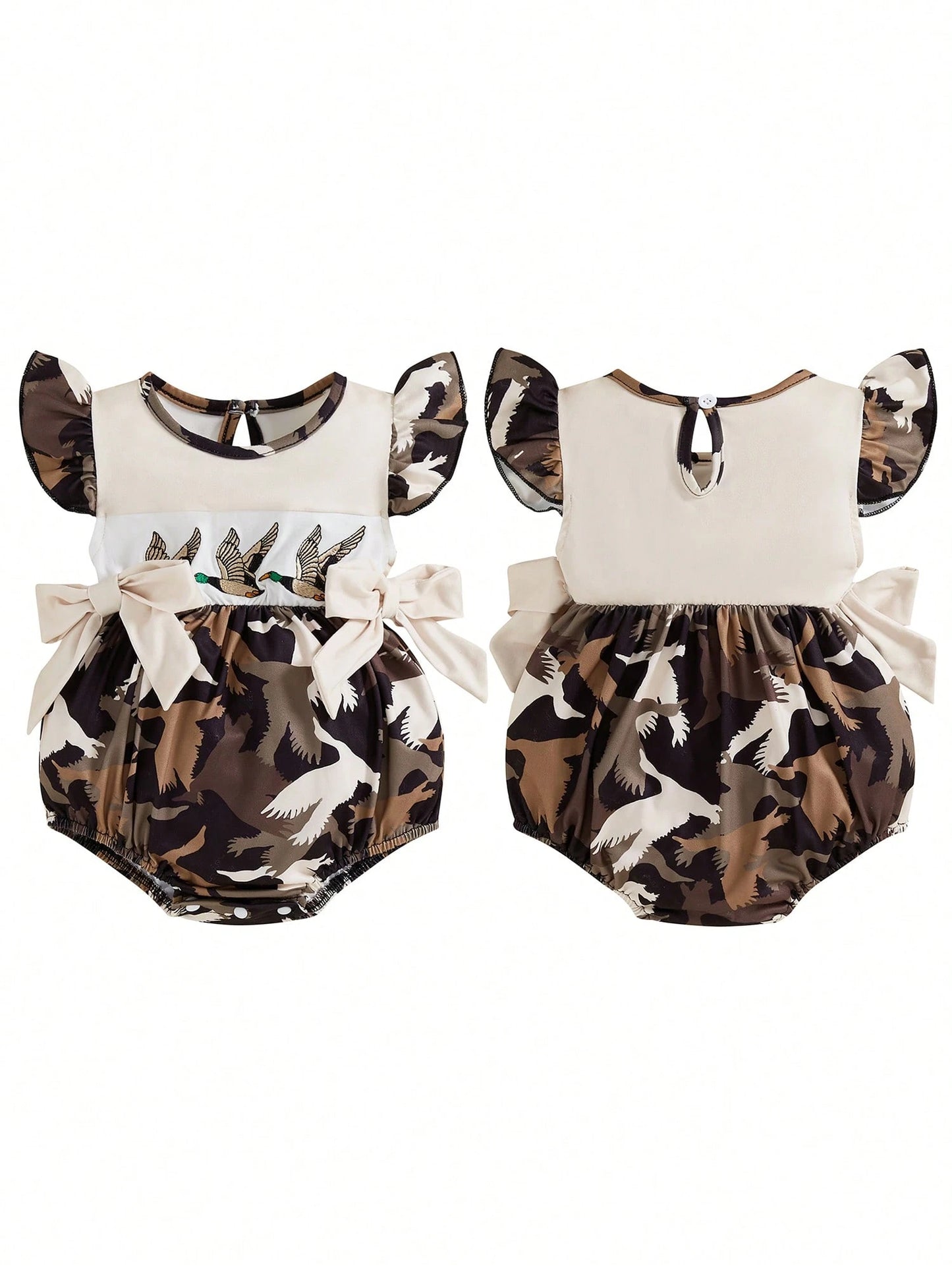 Baby Girl Camo Romper Hunting Outfit Sleeveless Ruffle Romper Bodysuit Infant One Piece Summer Clothes, Baby Girl Camo Romper, Baby Girl Hunting Clothes, Camo Romper Baby, Baby Girl Summer Romper, Bab