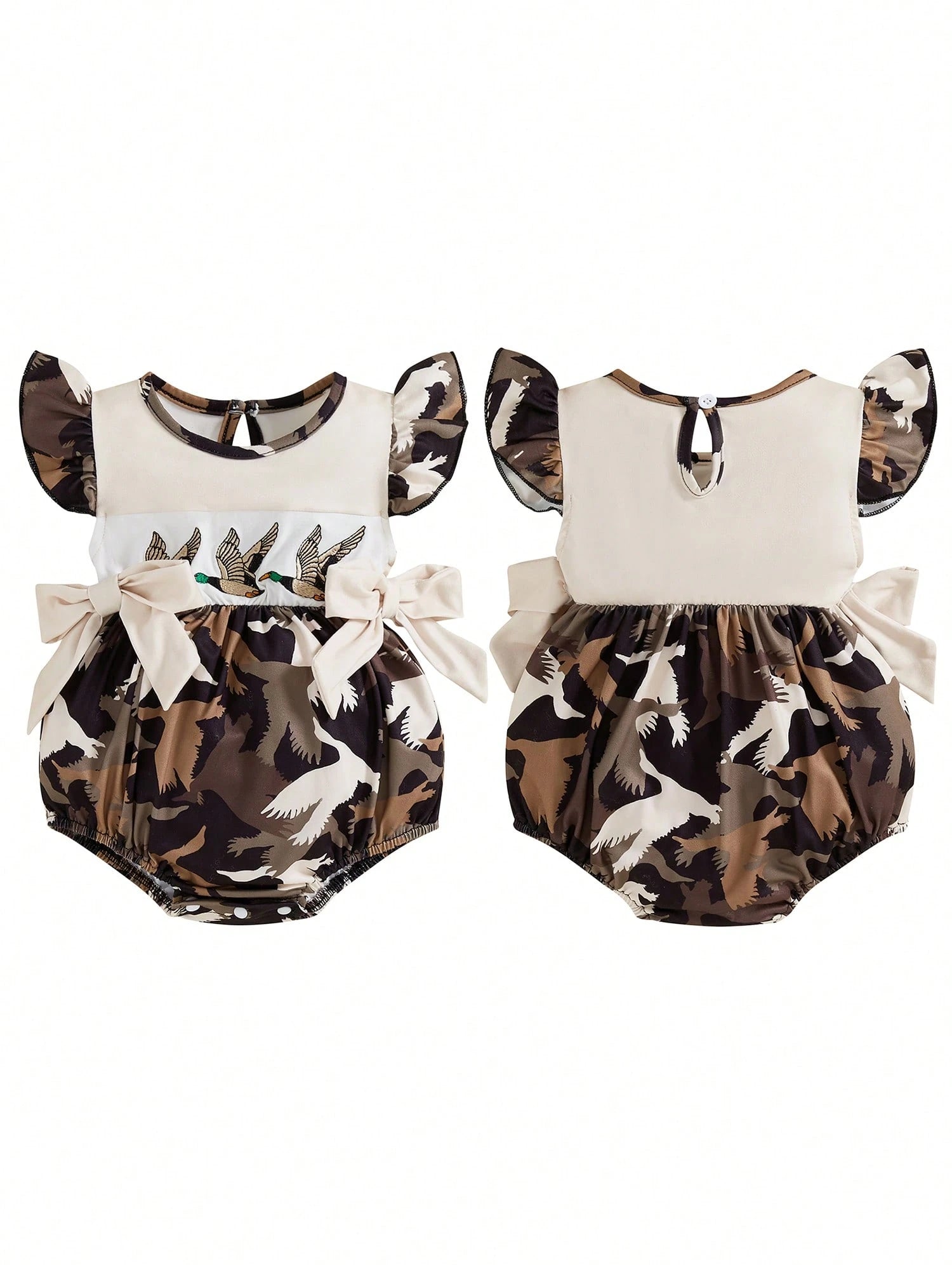 Baby Girl Camo Romper Hunting Outfit Sleeveless Ruffle Romper Bodysuit Infant One Piece Summer Clothes, Baby Girl Camo Romper, Baby Girl Hunting Clothes, Camo Romper Baby, Baby Girl Summer Romper, Bab