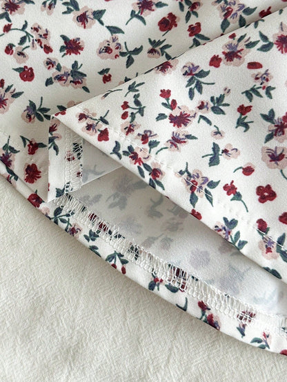 Baby Girl Pink Long Sleeved Patchwork Floral Bow Dress With Headband Newborn Autumn Floral Outfits