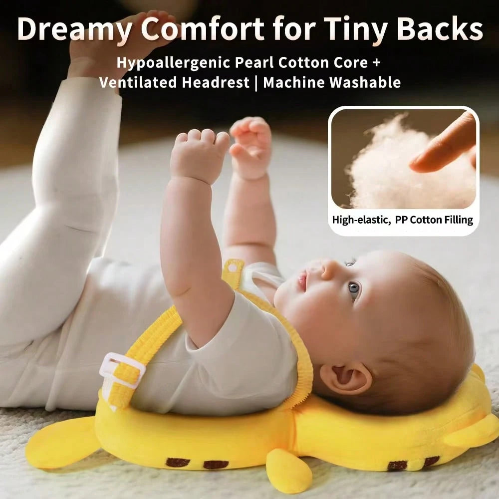 Baby Head Protector Backpack,Lightweight And Breathable, Baby Walking Harness,Crawling Baby Essentials (Duck)