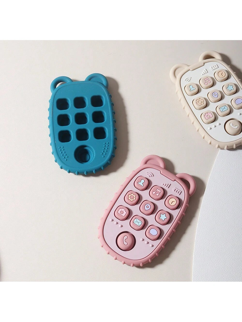 Baby Silicone Teether Toy, Realistic Teething Chew Toy For Infants