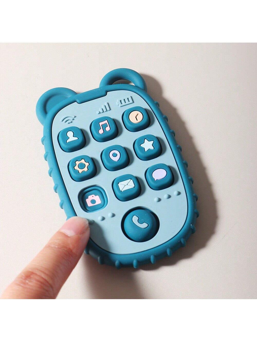 Baby Silicone Teether Toy, Realistic Teething Chew Toy For Infants