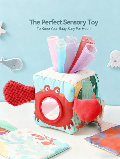 Baby Tissue Box Toys, Soft Plush Toys, Animal Shaped Cloth Book Children's Toys- Suitable For Boys And Girls' Toys, Montessori Toys- The Best Choic