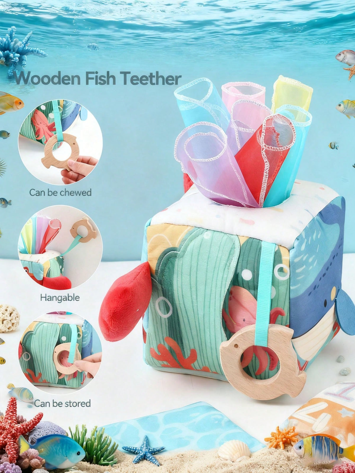 Baby Tissue Box Toys, Soft Plush Toys, Animal Shaped Cloth Book Children's Toys- Suitable For Boys And Girls' Toys, Montessori Toys- The Best Choic