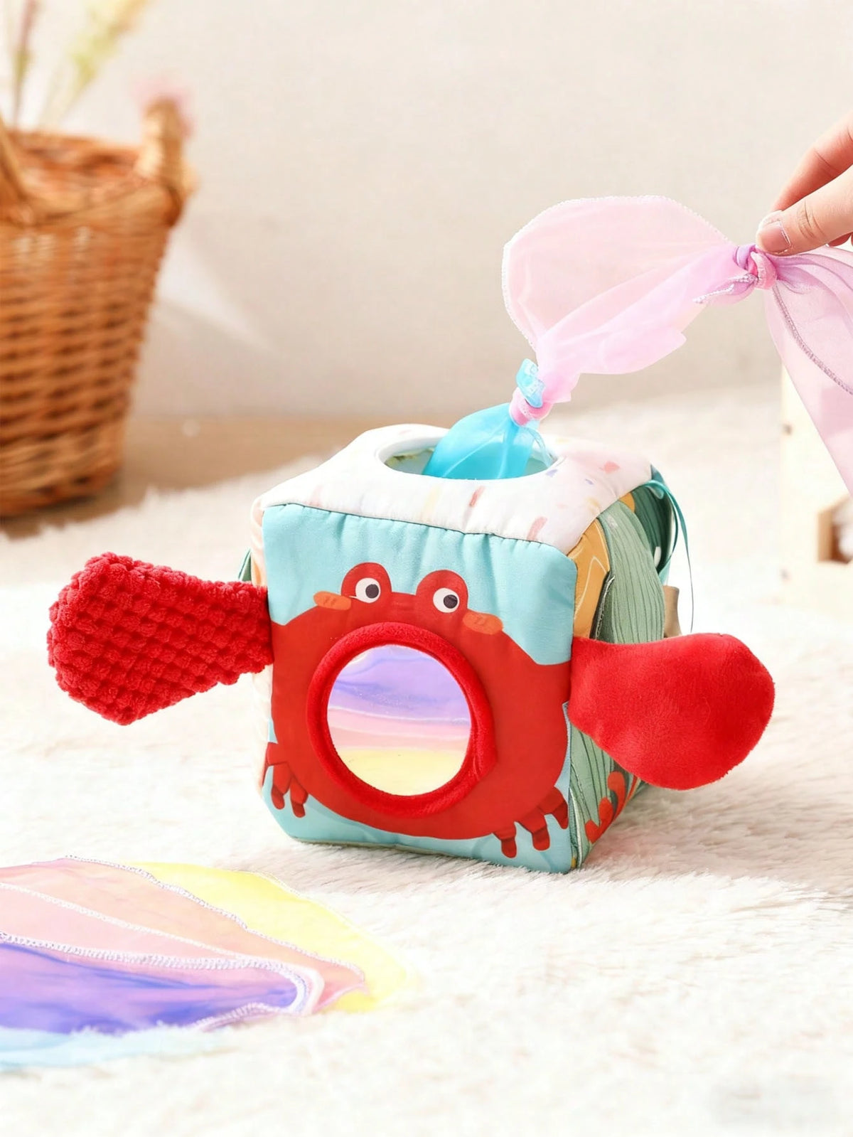 Baby Tissue Box Toys, Soft Plush Toys, Animal Shaped Cloth Book Children's Toys- Suitable For Boys And Girls' Toys, Montessori Toys- The Best Choic