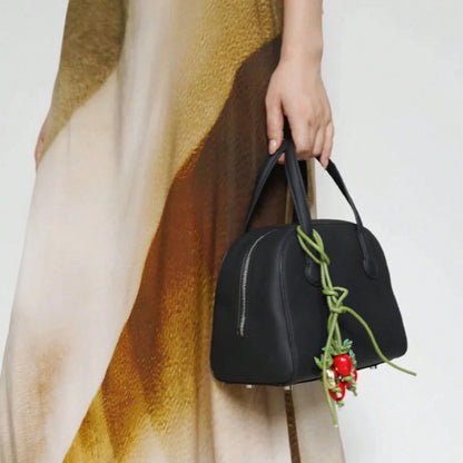 Bag Charm Exquisite Tomato String Pendant Woman All-Match Cute Backpack Pendant Luxury Design Bag Accessories