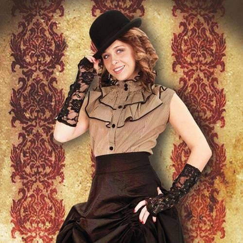 Bank Street Sleeveless Blouse with Skirt