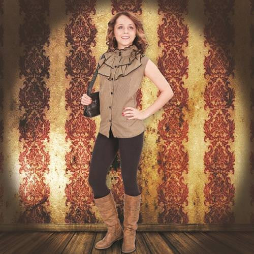 Bank Street Sleeveless Blouse with Pants