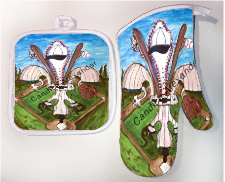 Pot Holder & Oven Mitt Set