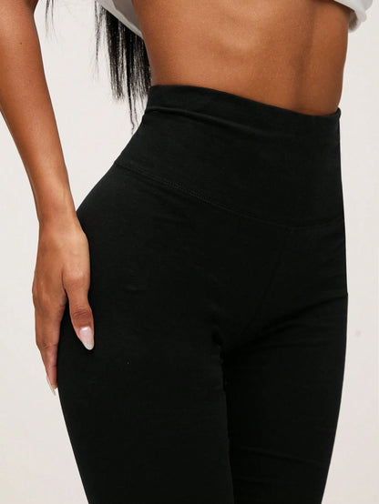 BASICS 1pc Wide Sport Waistband Biker Shorts Summer For Women