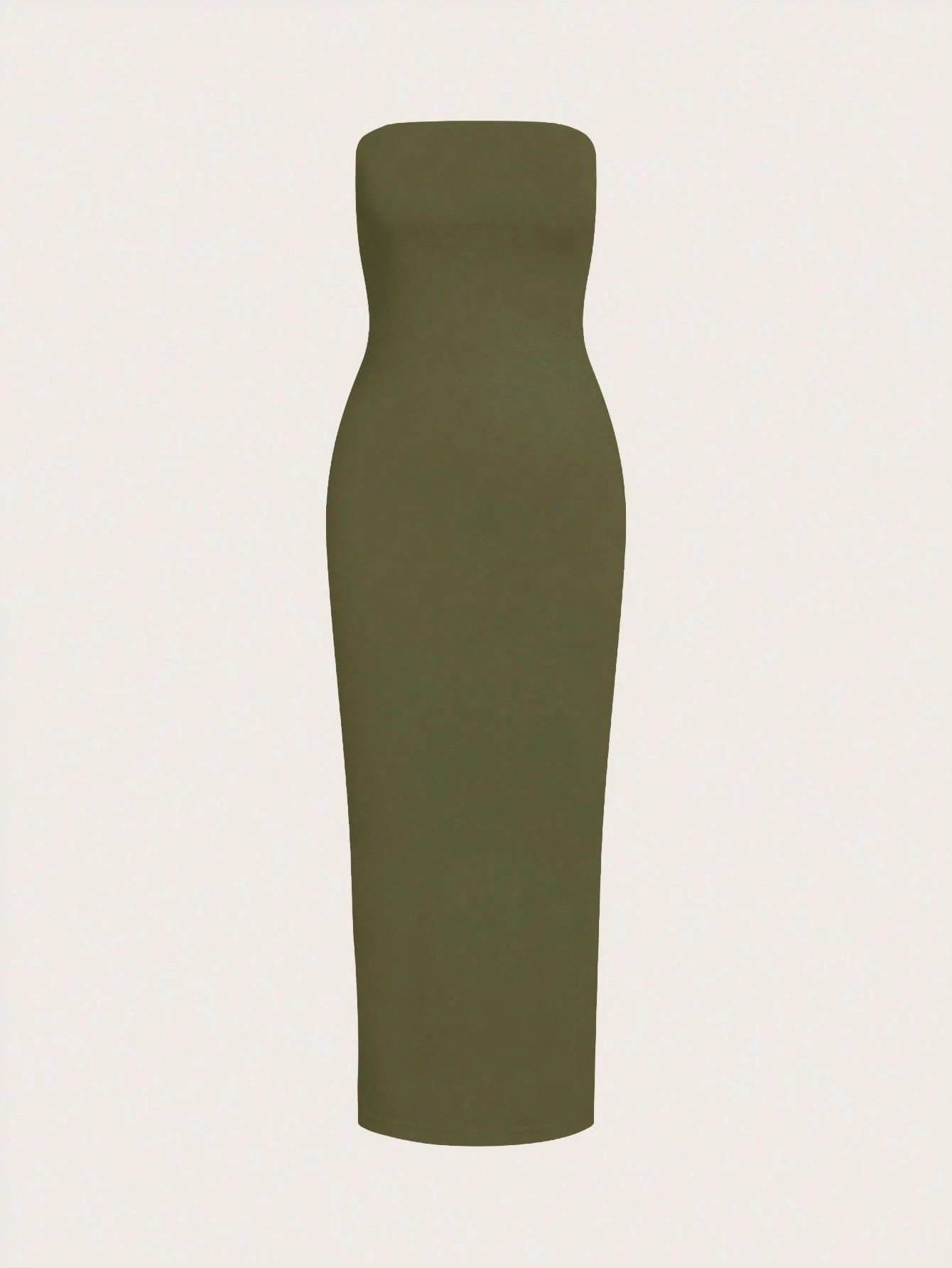 BASICS Women's Strapless Slim Fit Bodycon Casual Dinner  Dress Summer Dresses For Women