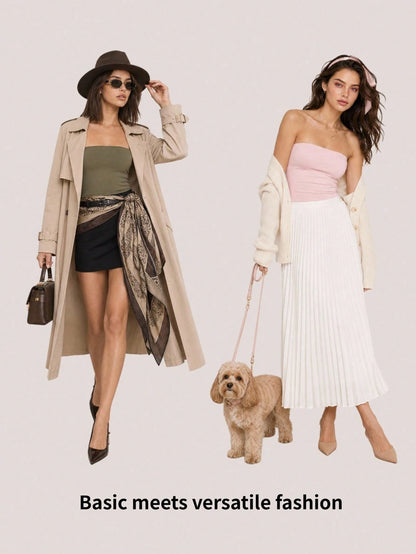 BASICS Women Tops Summer Off-The-Shoulder Top Tops For Women