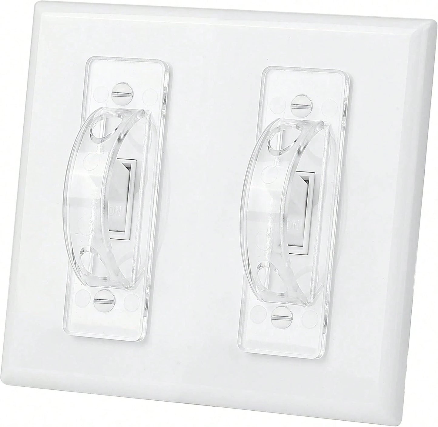 Bates Light Switch Guard Cover, 12 Pack, Clear, Toggle Switch Cover, Child Proof