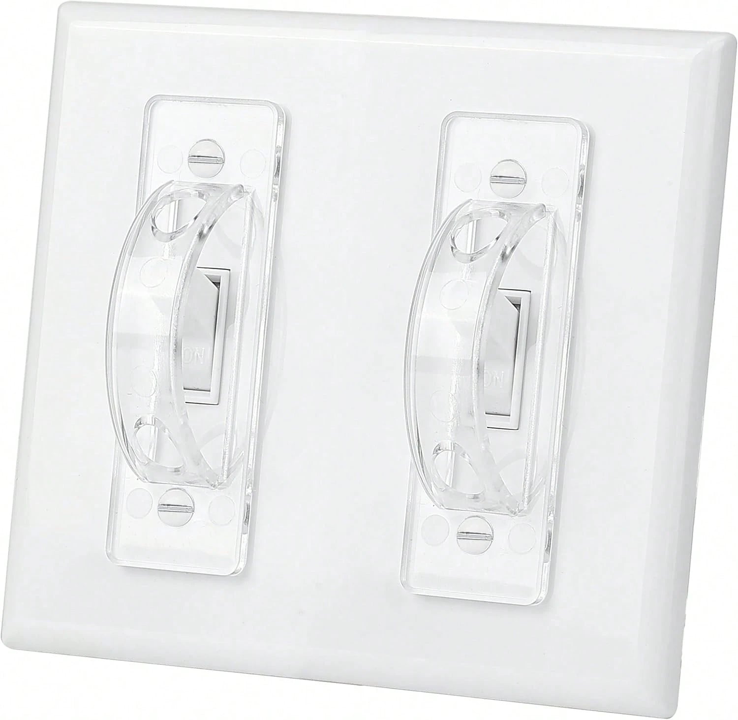 Bates Light Switch Guard Cover, 12 Pack, Clear, Toggle Switch Cover, Child Proof