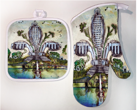 Pot Holder & Oven Mitt Set