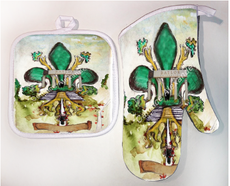 Pot Holder & Oven Mitt Set