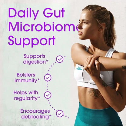Bcuelov Probiotic Dietary Supplement- Contains A Probiotic Blend (Lactobacillus Acidophilus, Lactic Acid Bacteria) And A Digestive Enzyme Complex (Amylase, Glucoamylase, Lactase)- 120 Capsules