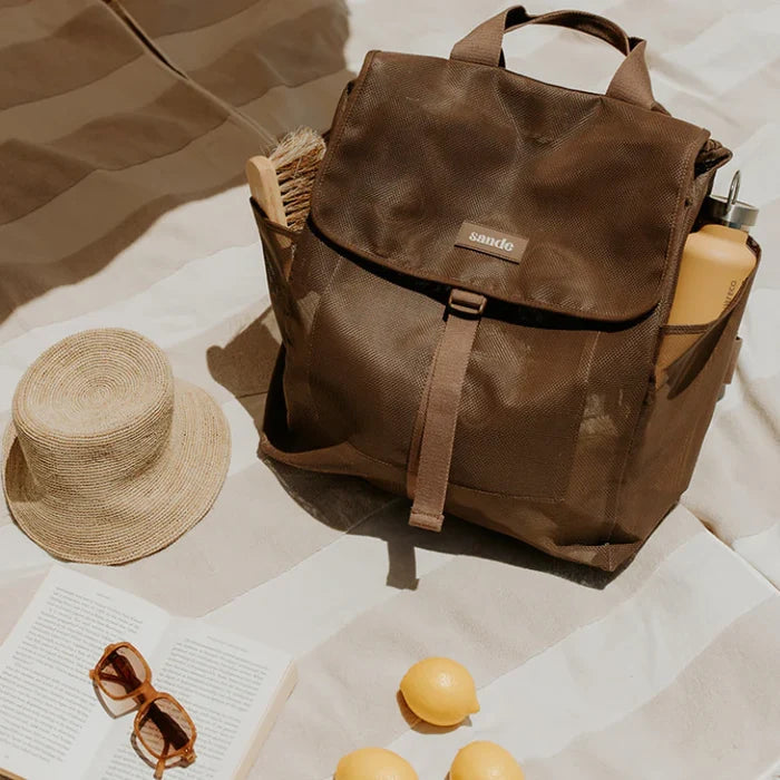 Beach Hauler™ Mesh Backpack - Expresso