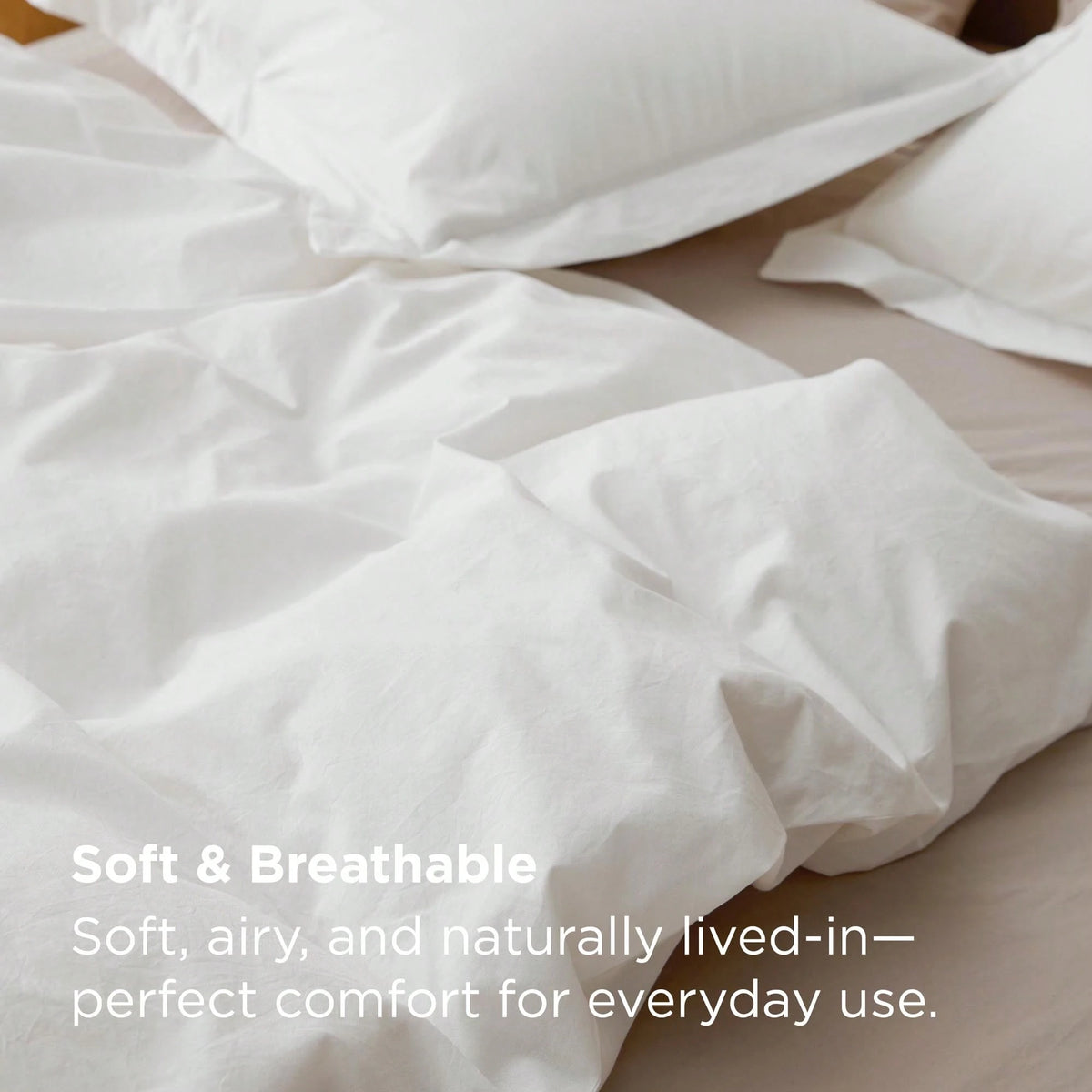 Bedsure 100% Washed Cotton Duvet Cover- Minimalist Cotton Duvet Cover Set Linen Like, High-Quality Cotton Bedding Set, Gift For Graduation/Back To School, College Dorm/Apartment Essentials, For Room