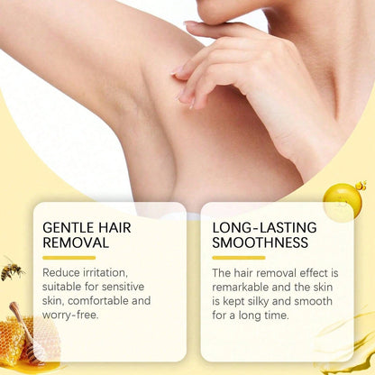 Bee Venom Milk Moisturizing Depilatory Cream, Gentle Body Depilatory Cream Armpit Hands And Legs Depilatory Cream