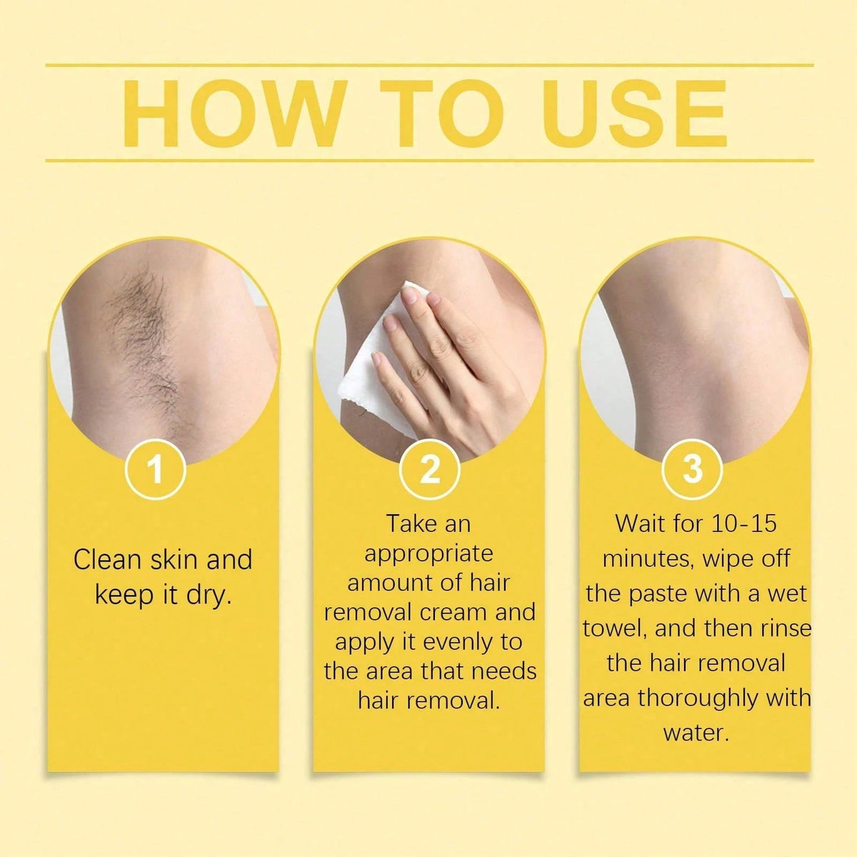 Bee Venom Milk Moisturizing Depilatory Cream, Gentle Body Depilatory Cream Armpit Hands And Legs Depilatory Cream